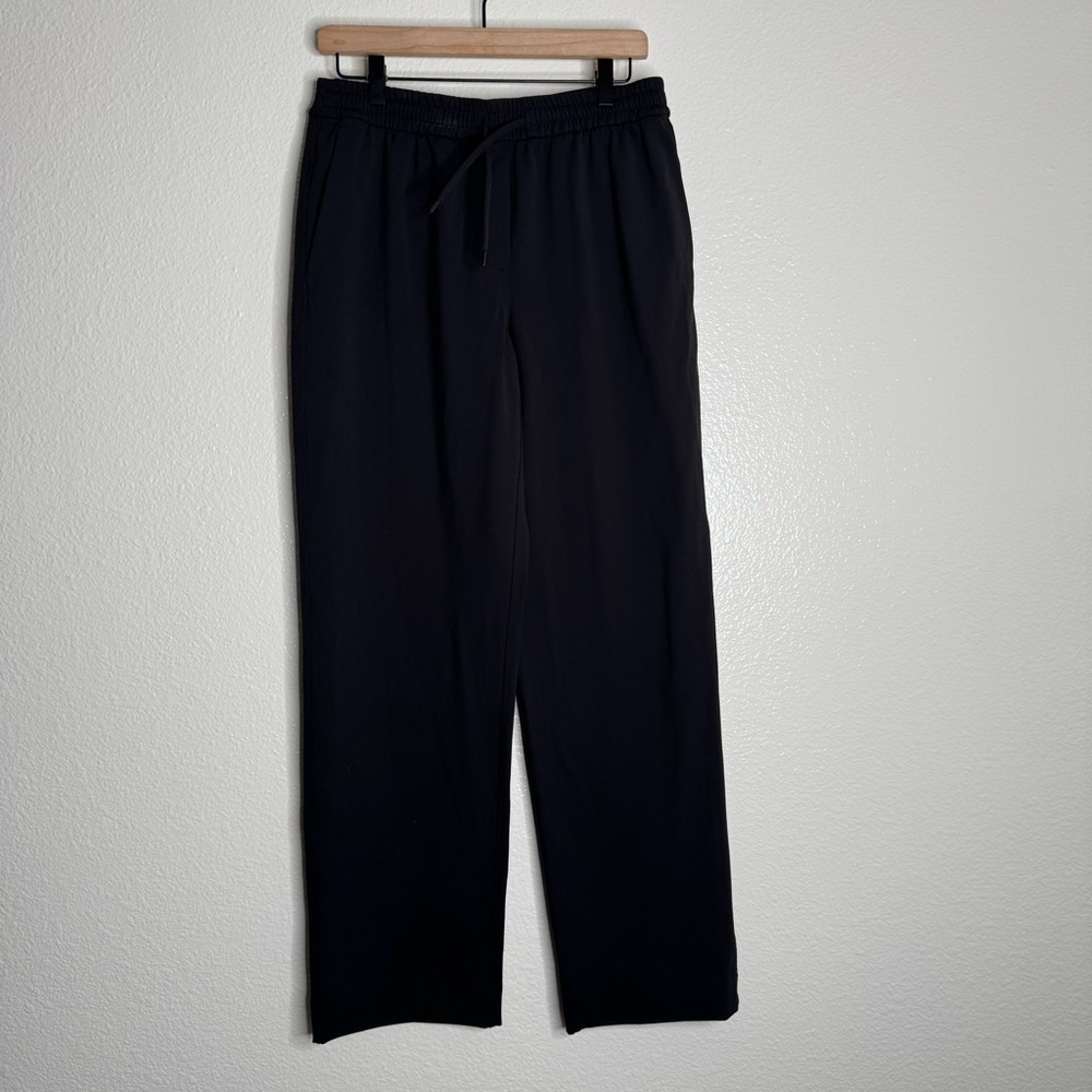 Lululemon Straight-Leg Mid-Rise Pant Full Length *Luxtreme Black size Medium - Picture 3 of 11